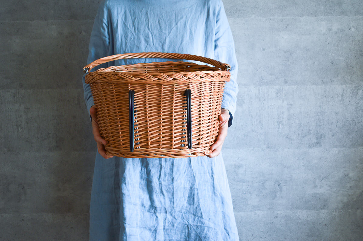 Bicycle basket / Willow / POL 340210-1