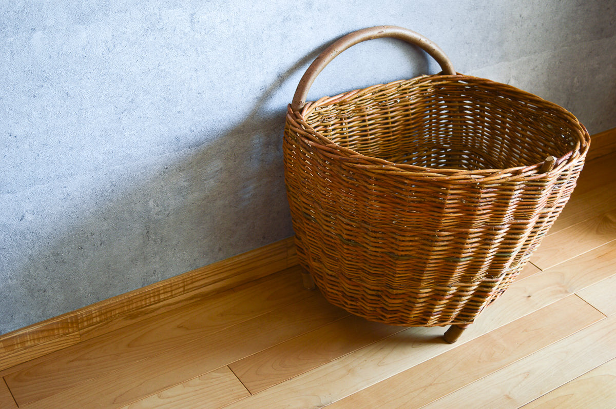 Handled Storage Basket “Kablacok” / Willow / POL 340201