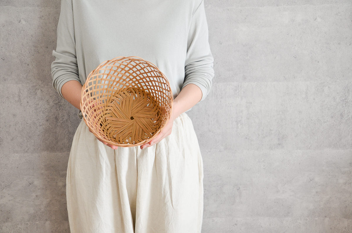 Open Weave Basket / Nypa Palm / THA 3115304-1