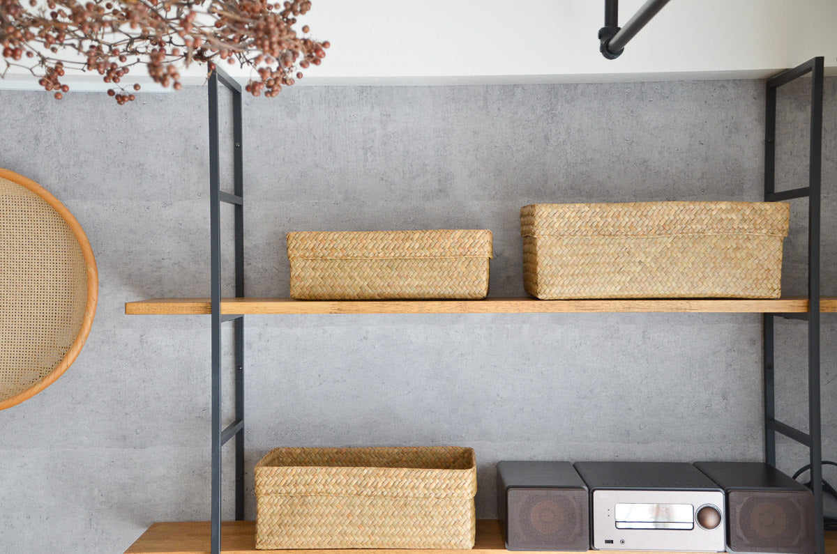 Rectangular Organizing Basket / Krajood Grass / THA 3115111
