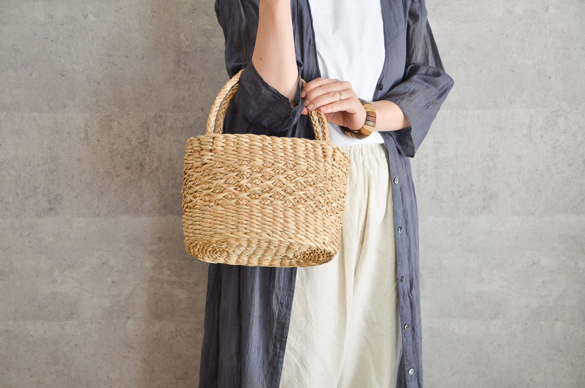 Handbag with Braided Detail / Kok Grass / THA 3115424