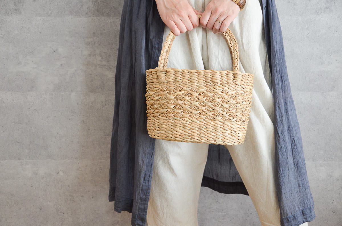 Handbag with Braided Detail / Kok Grass / THA 3115424