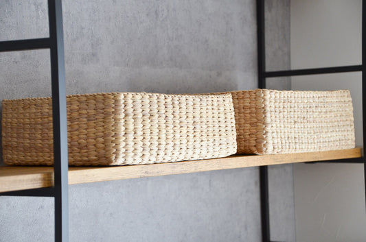 Organizing Basket "Rectangle" / Water Hyacinth / THA 3115214