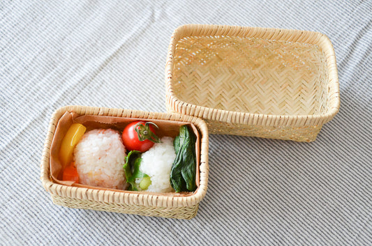 Rectangle Lunch Basket “Type B” / Suzutake Bamboo / Iwate-JPN 450815