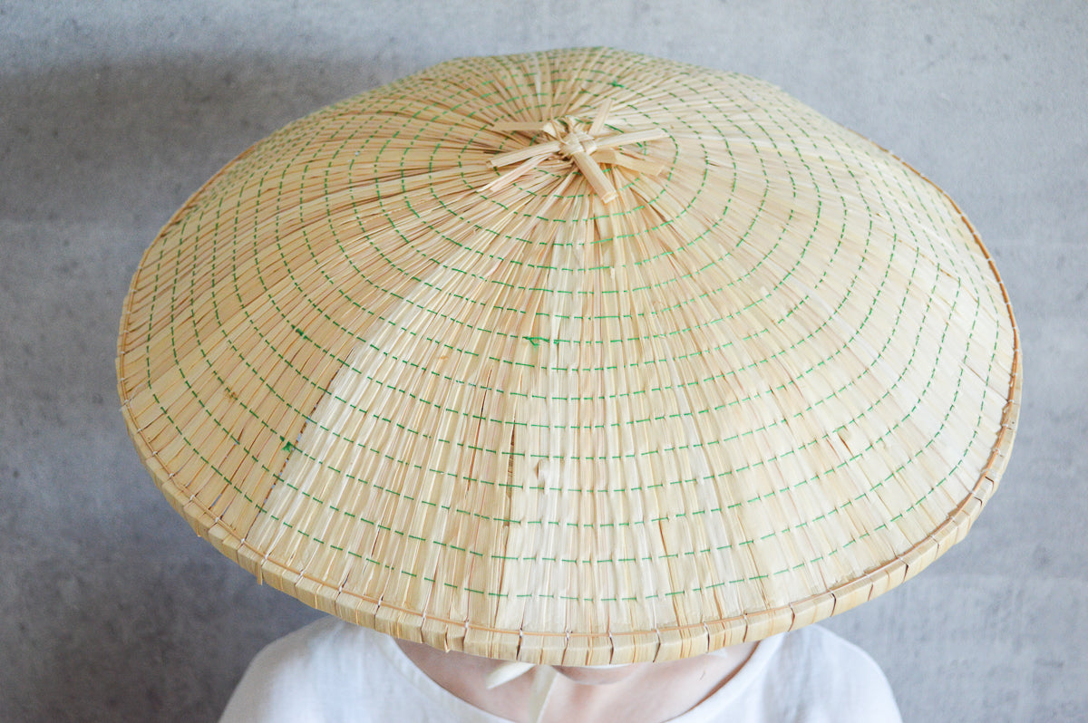 富山県/すげ(菅) 菅笠 大野 竹骨 42cm 810403-1
