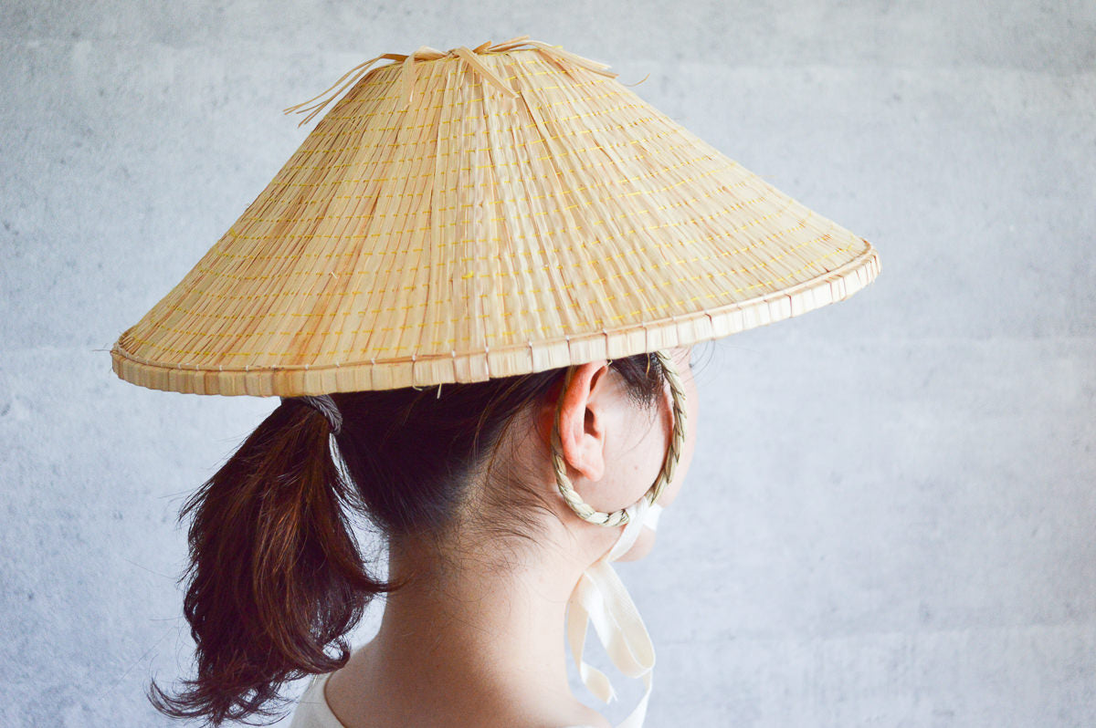 富山県/すげ(菅) 菅笠 富士(38cm)・浅山(42cm) 2タイプ 810407