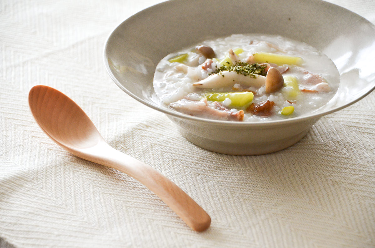 Risotto spoon / Japanese cherry birch / Ōita-JPN 211140-1