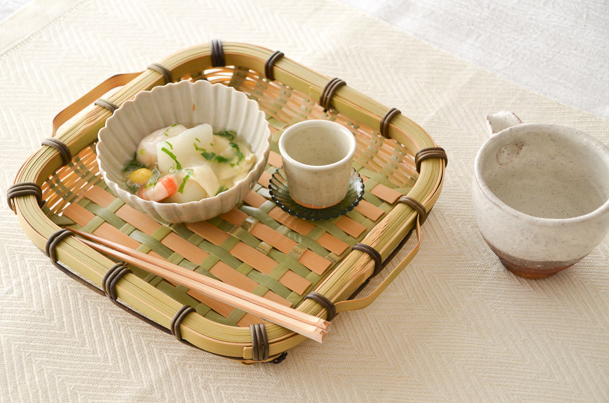 Square tray, Rectangle tray / Madake bamboo / Oita-JPN 220674