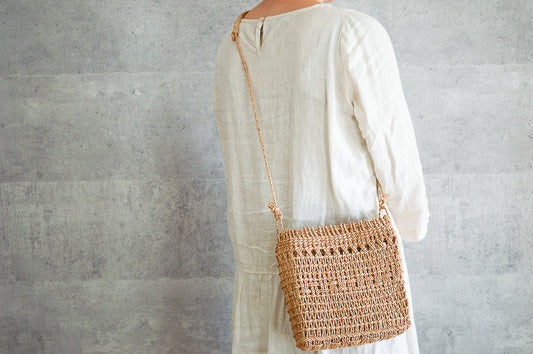 Shoulder Bag “Antsuku” / Shell Ginger / Taketomi, Okinawa-JPN 230604-1