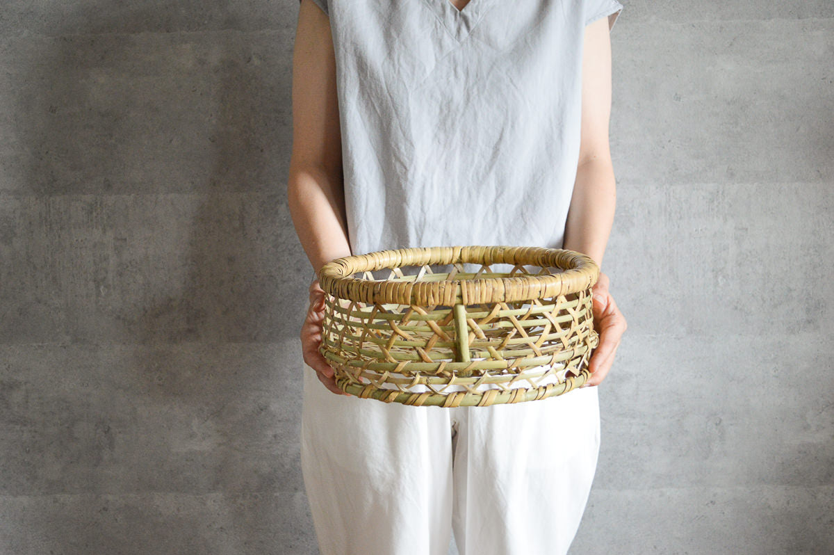 Dish Basket / Nemagari Bamboo / Fukushima-JPN 720603