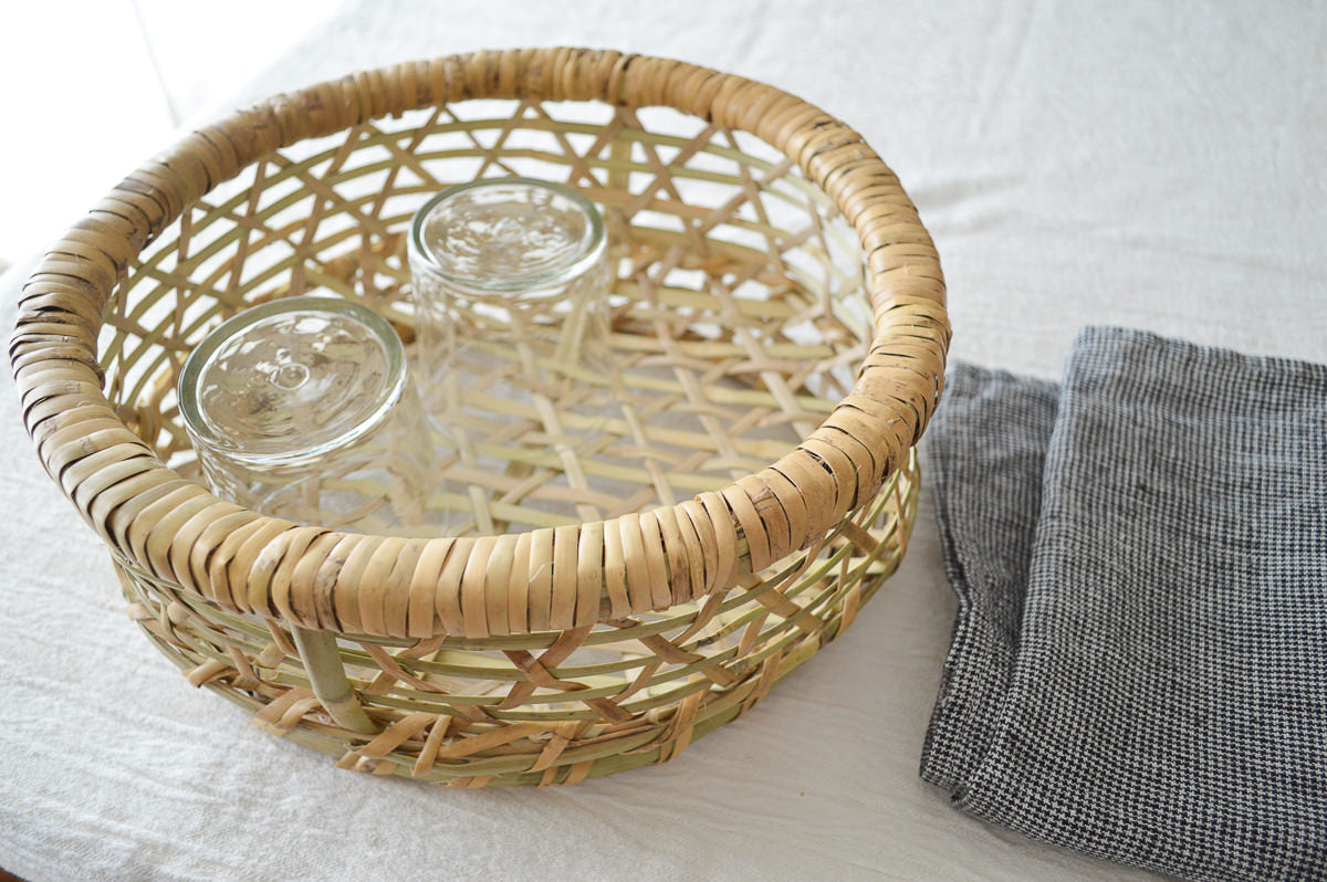 Dish Basket / Nemagari Bamboo / Fukushima-JPN 720603