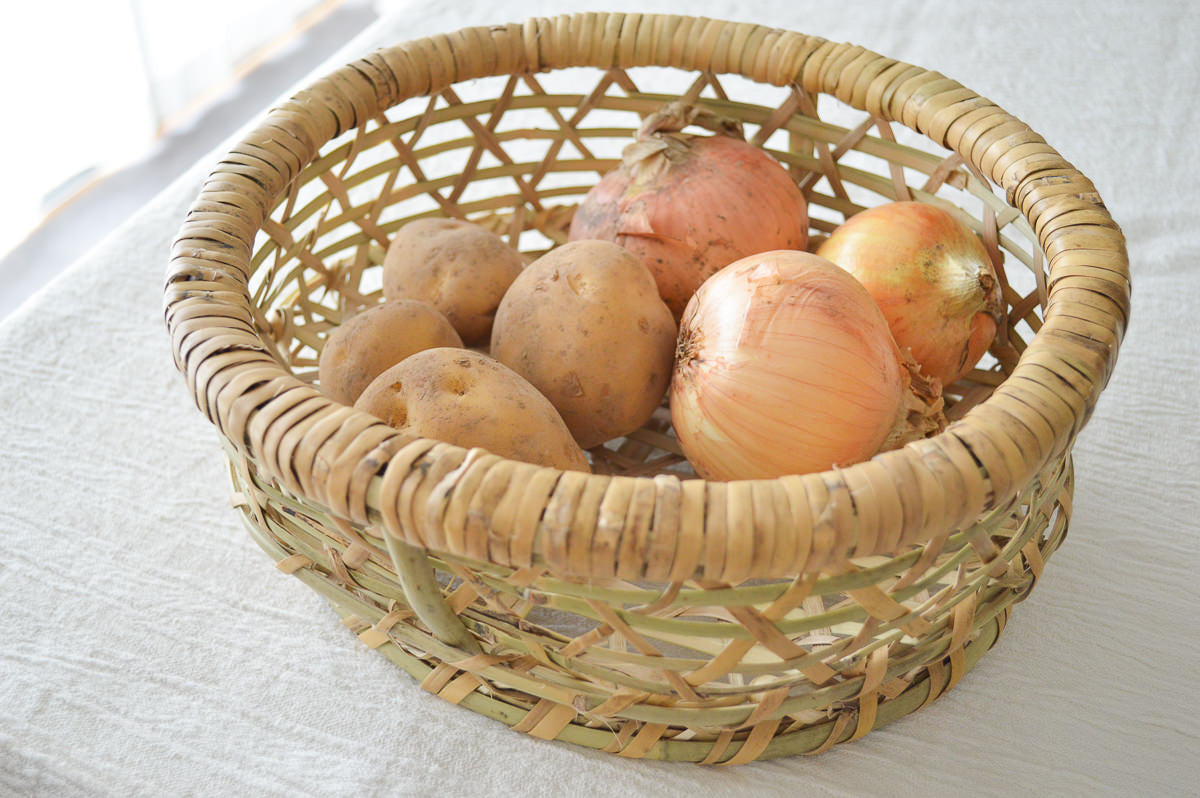 Dish Basket / Nemagari Bamboo / Fukushima-JPN 720603