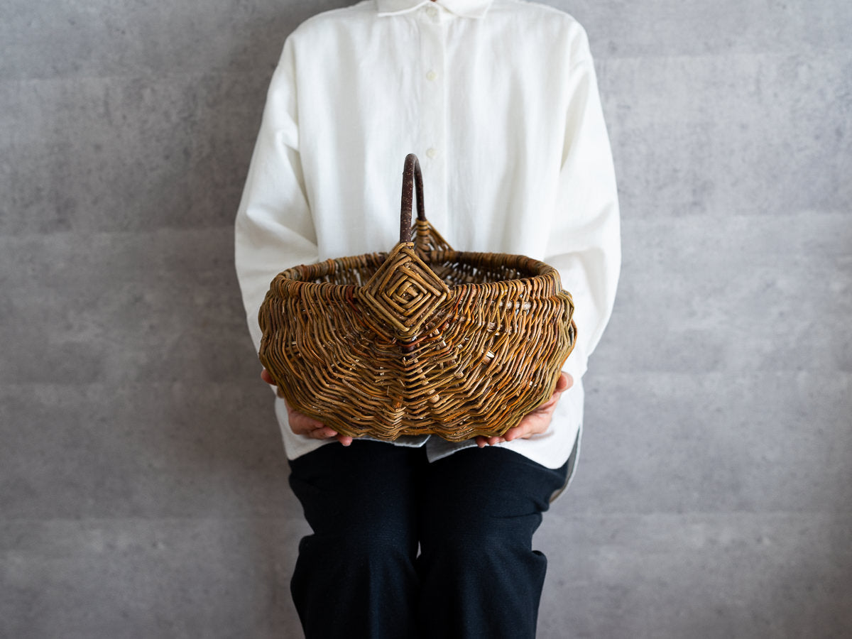Round basket S, L / Willow / LTU 140512