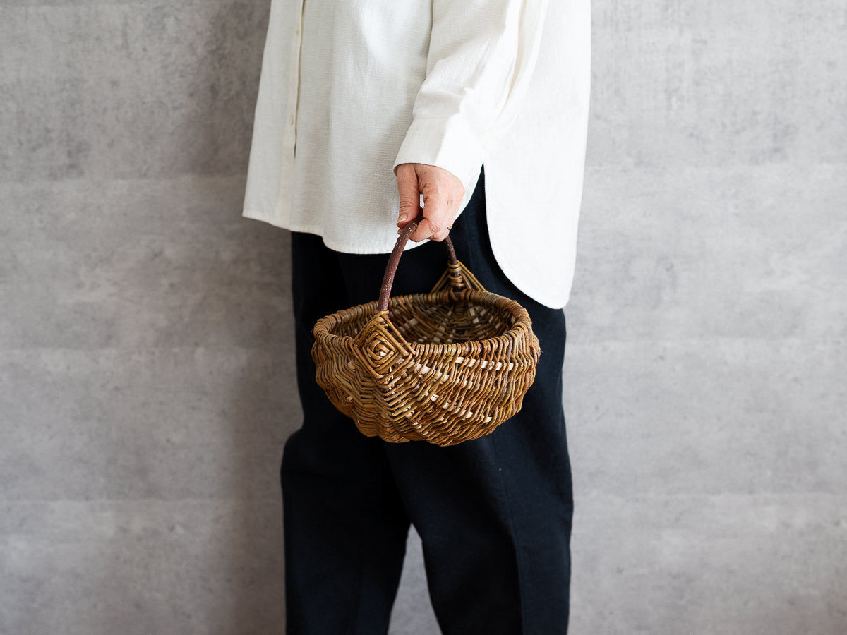 Round basket S, L / Willow / LTU 140512
