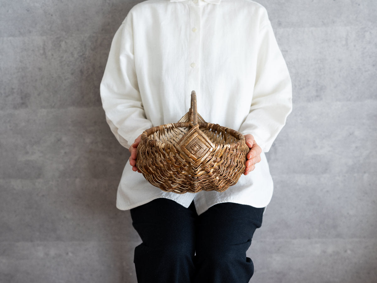 Round basket S, L / Hazel / LTU 140513