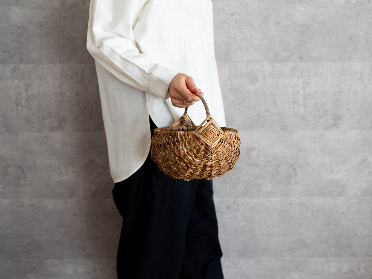 Round basket S, L / Hazel / LTU 140513