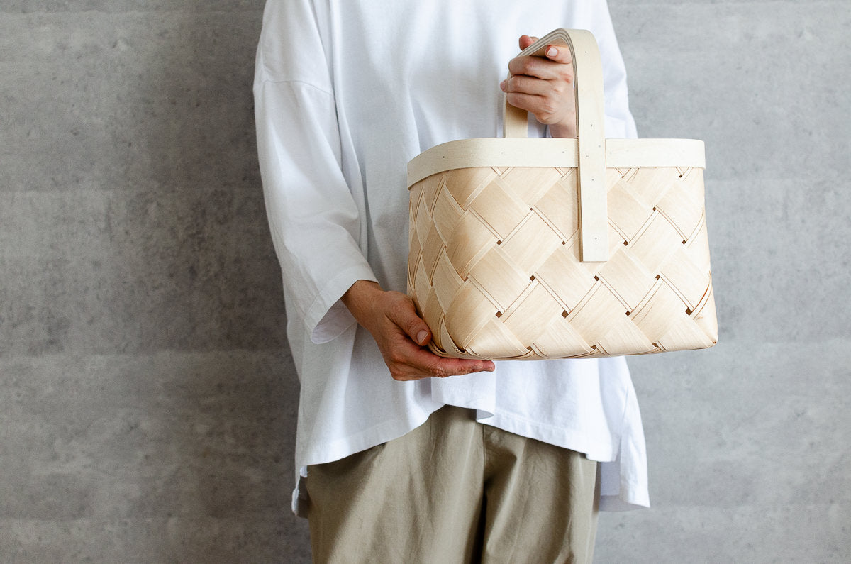 Mushroom basket S,M,L 3sizes / Birch / EST 140603