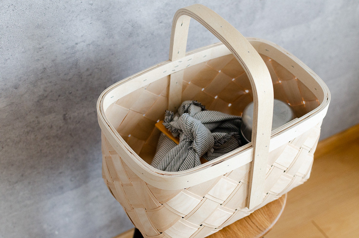 Mushroom basket S,M,L 3sizes / Birch / EST 140603
