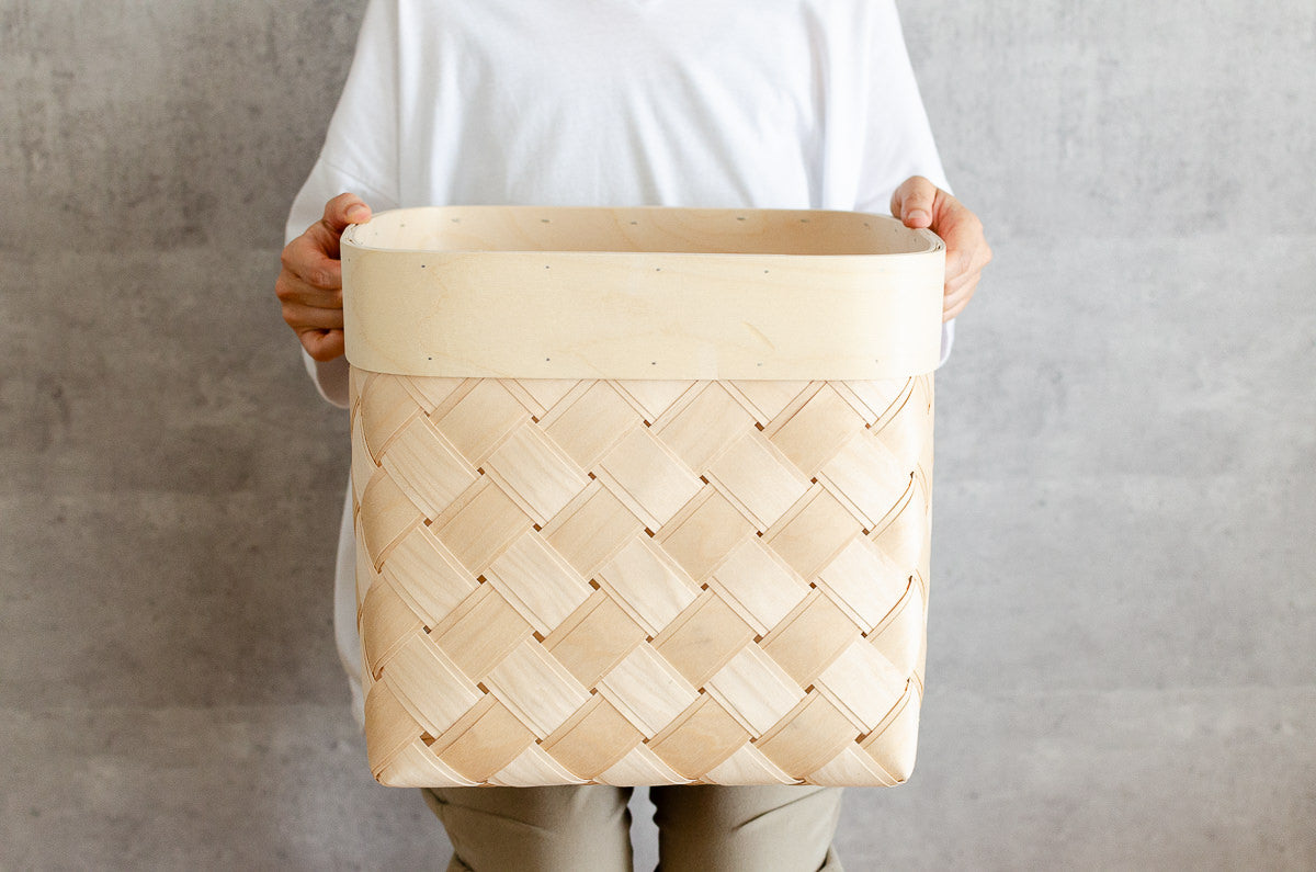 Organizing basket “Square” S, M ,L 3sizes / Birch / EST 140607