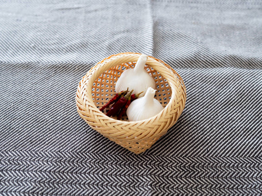 Everyday Storage Basket / White Bamboo / Ōita-JPN 850402-1