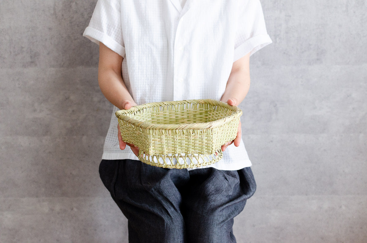 Hexagonal Basket / Suzutake Bamboo / Iwate-JPN 210128