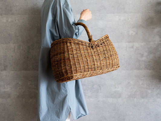 Cocoon-Shaped Basket / Akebi Vine / Nagano-JPN 311210