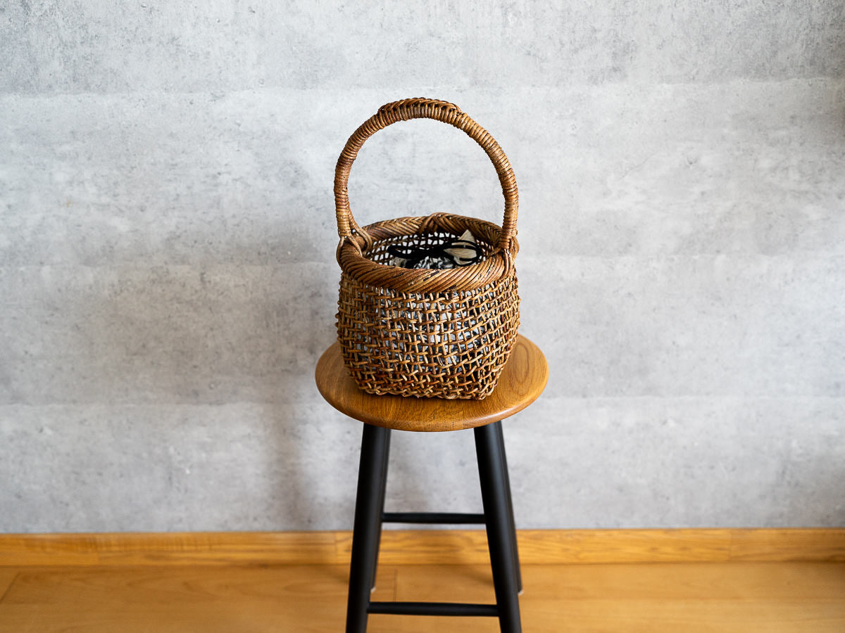 インド/カディ OX Printed Drawstring Bag Blaoga Mono S・L 2サイズ 330919