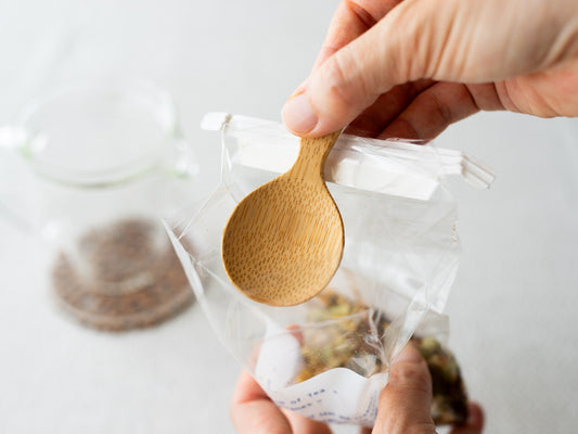 Tea Scoop / Smoked Bamboo / Kochi-JPN 321215-1