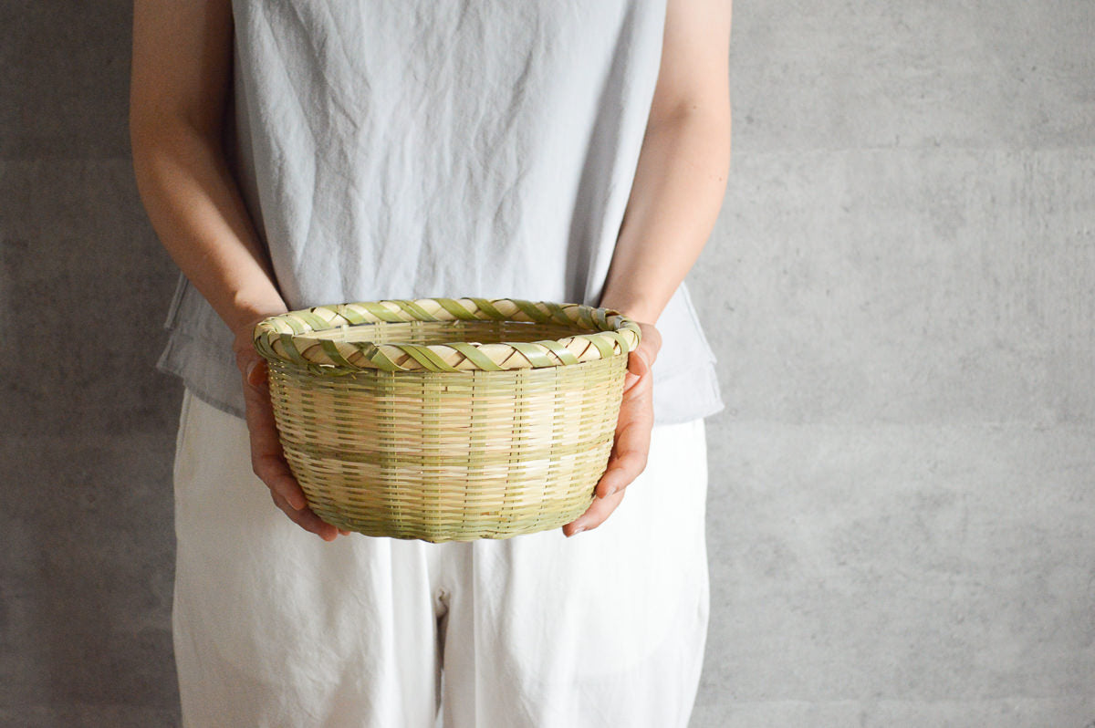 Home Kitchen Draining Basket / Madake Bamboo / Ibaraki-JPN 330601