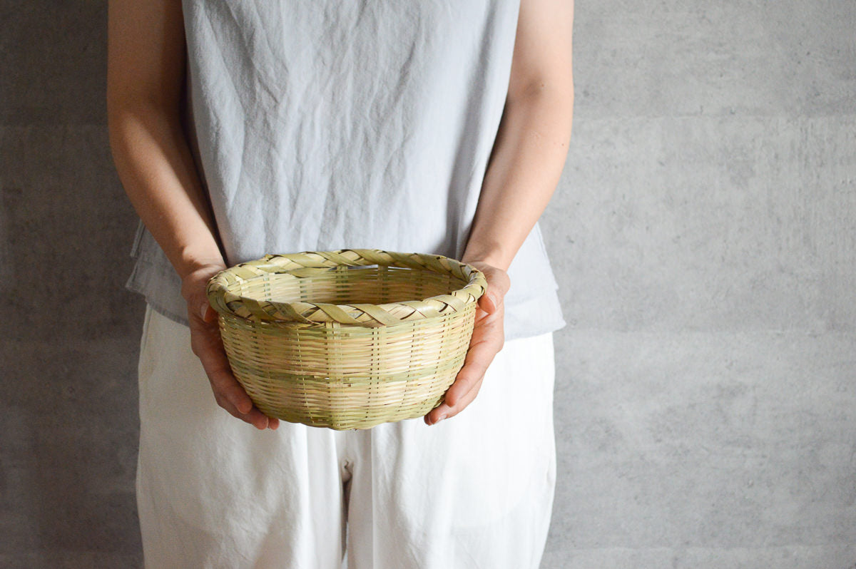 Home Kitchen Draining Basket / Madake Bamboo / Ibaraki-JPN 330601