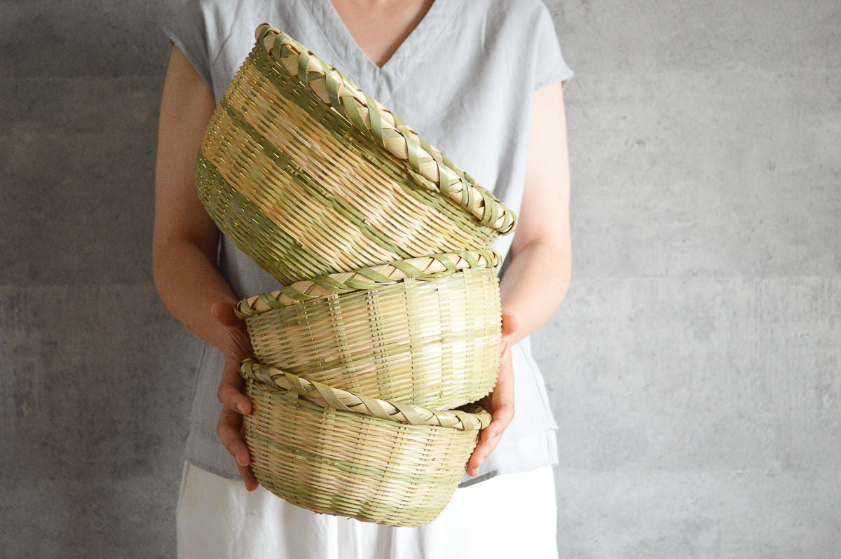 Home Kitchen Draining Basket / Madake Bamboo / Ibaraki-JPN 330601