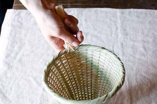 "Soba-furi" -Soba Strainer with Handle- / Madake Bamboo / Ibaraki-JPN 330604-1