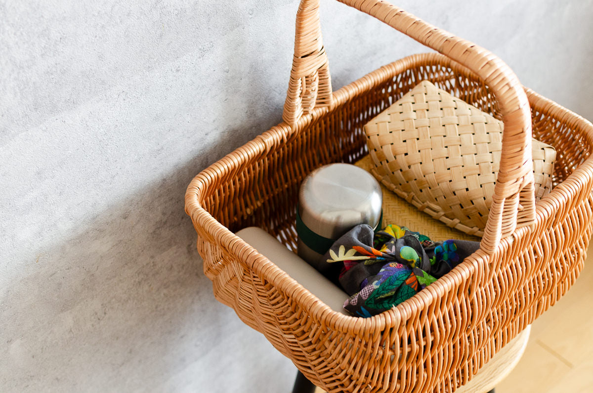 Picnic Basket “Square” / Willow / POL 340228