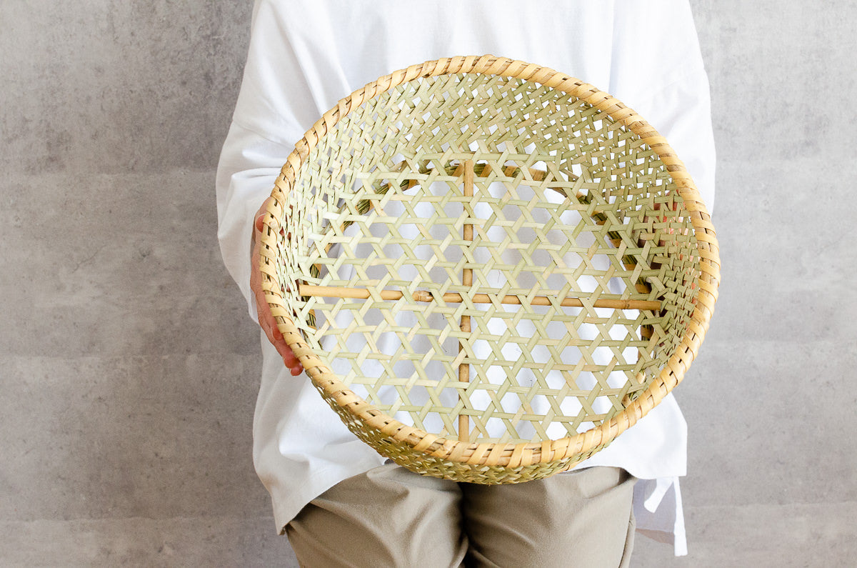 Dish Basket / Nemagari Bamboo / Nagano-JPN 610207