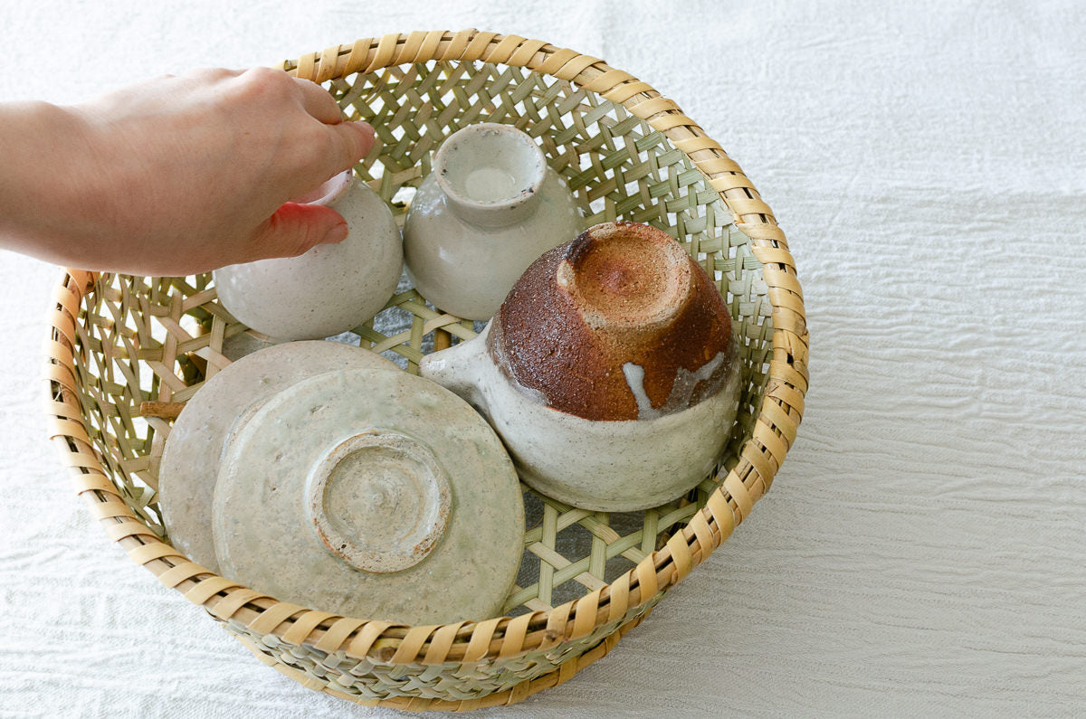 Dish Basket / Nemagari Bamboo / Nagano-JPN 610207