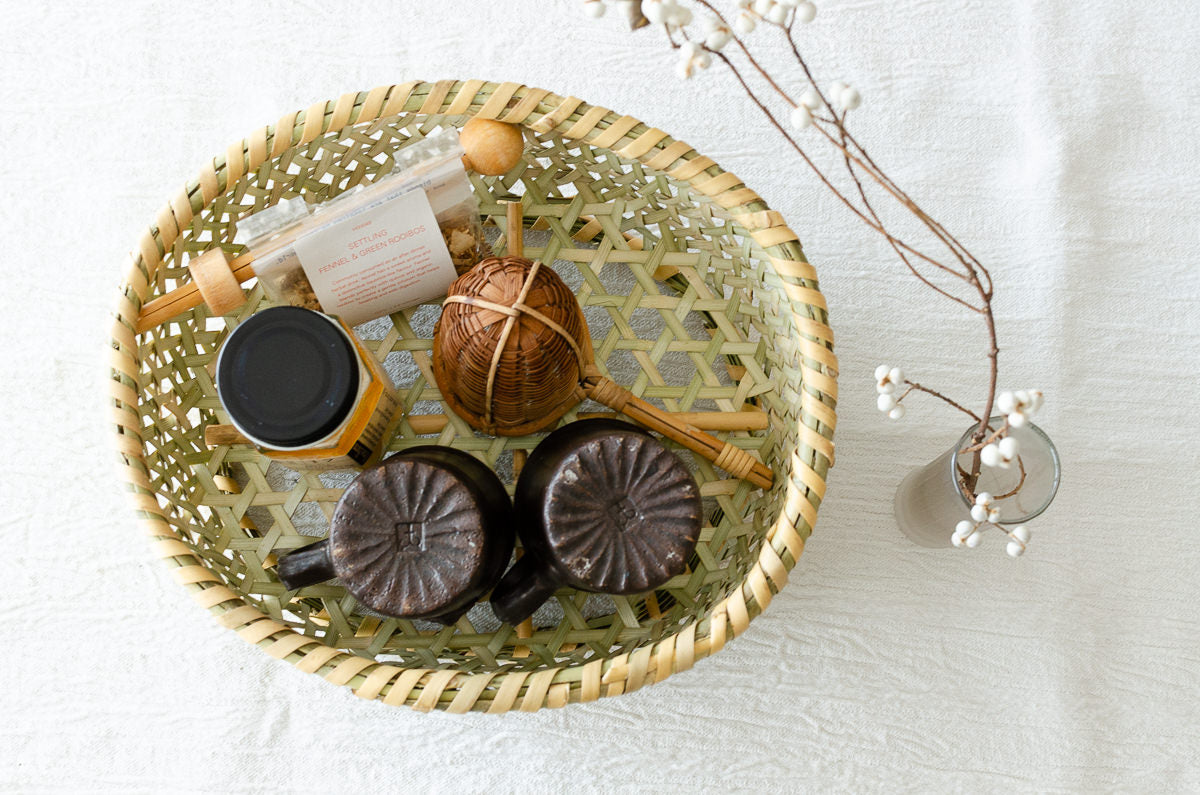 Dish Basket / Nemagari Bamboo / Nagano-JPN 610207