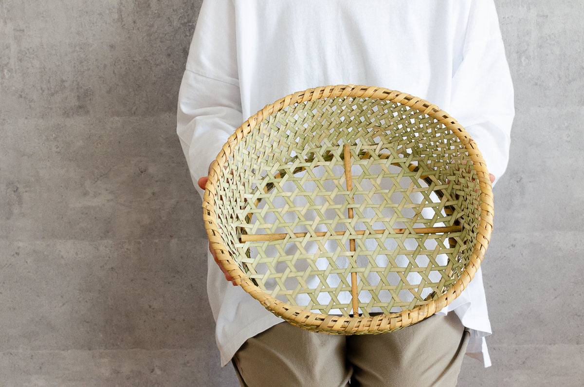 Dish Basket / Nemagari Bamboo / Nagano-JPN 610207