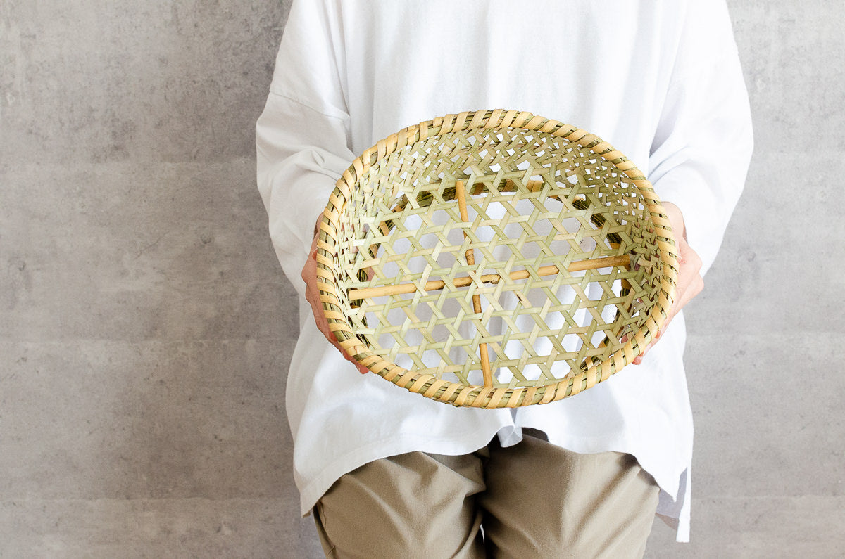 Dish Basket / Nemagari Bamboo / Nagano-JPN 610207