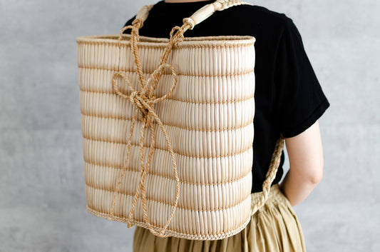 Carrying Basket “Koshigo” / Cattail / Okayama-JPN 620301-1