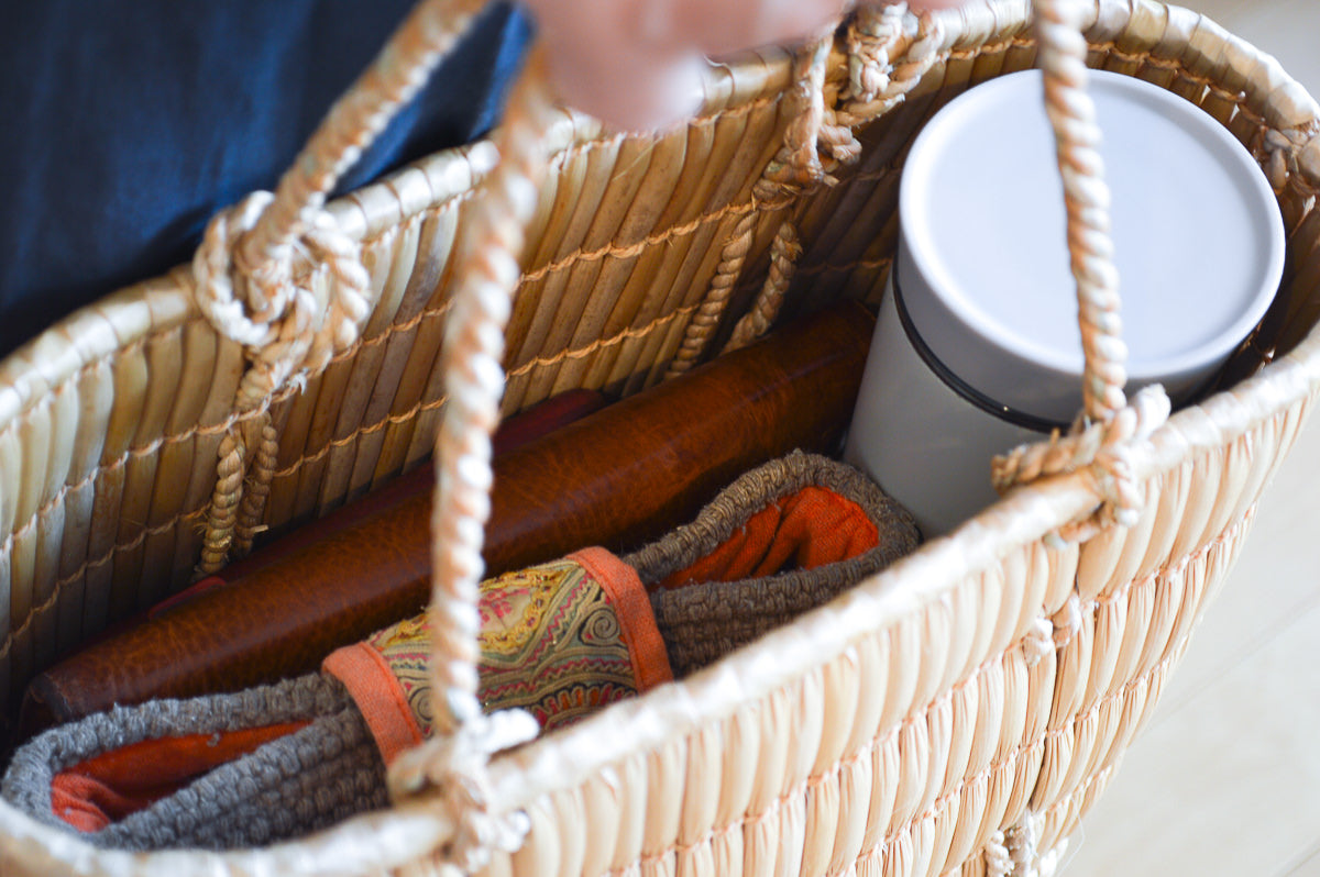 Handled Basket / Cattail / Okayama-JPN 620302
