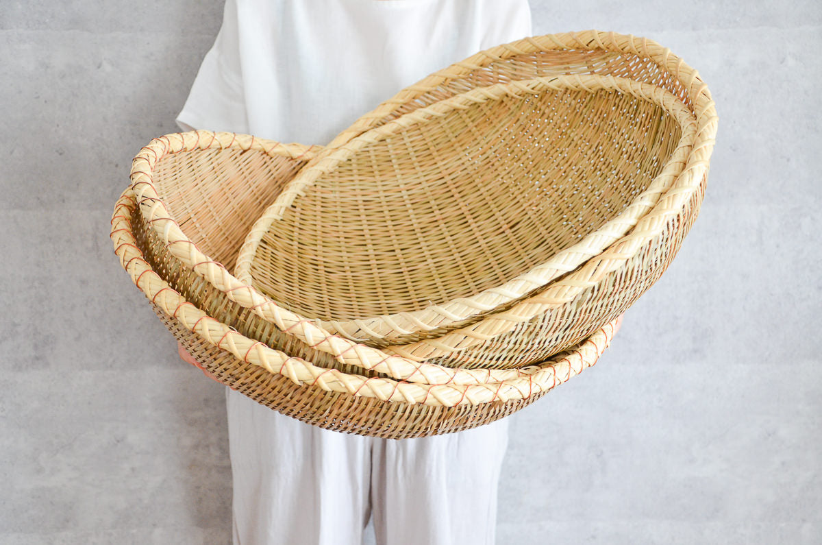 Big Colander “Age-zaru” / Bamboo / Nīgata-JPN 650103
