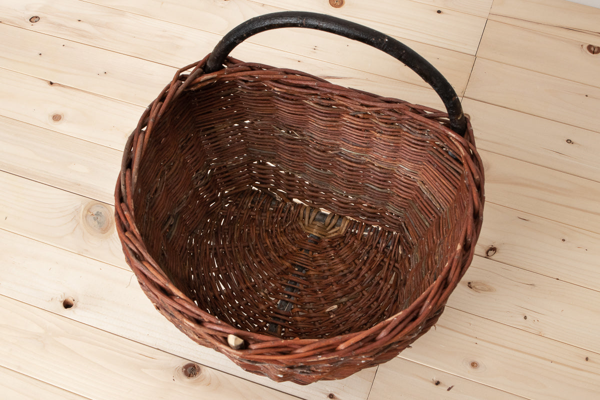 Handled Storage Basket “Kablacok” / Willow / POL 340201