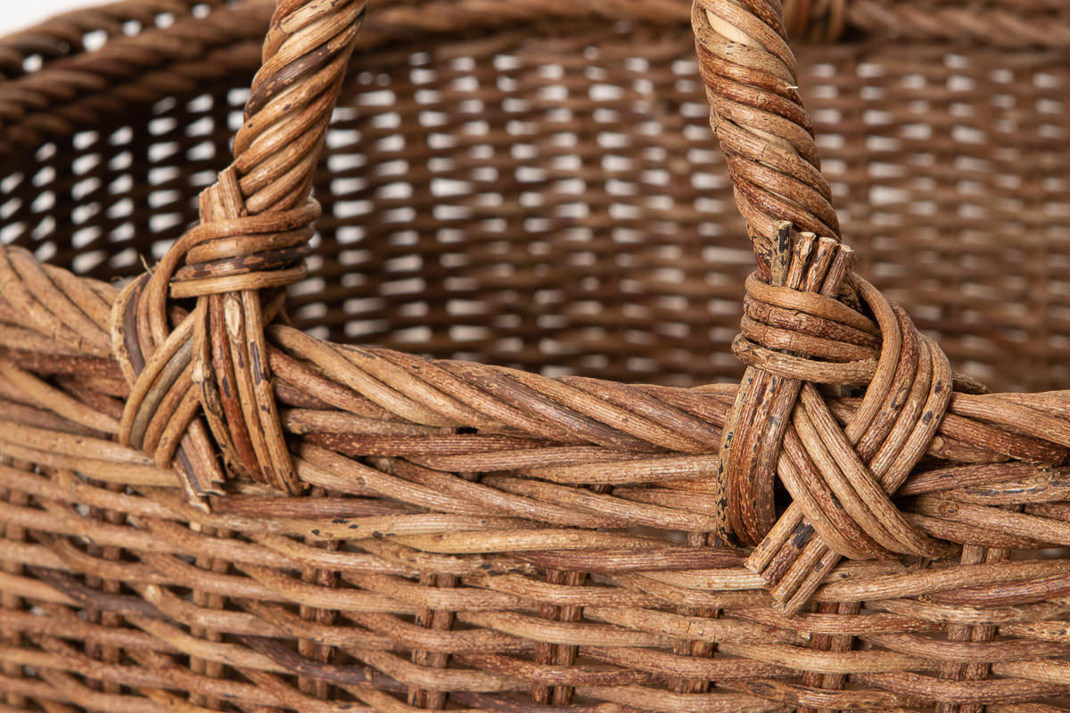Oval Basket – Joined Handle / Akebi Vine / Nagano-JPN 311217-1