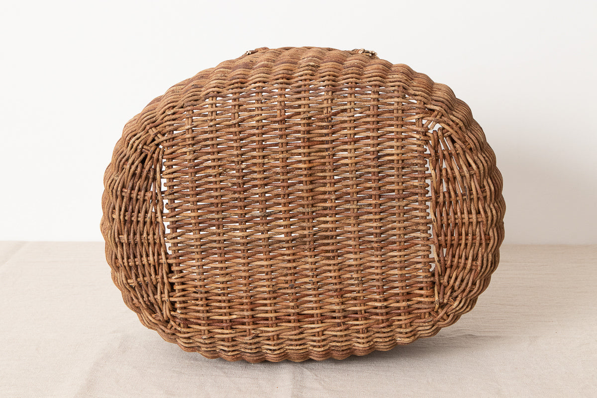 Oval Basket – Joined Handle / Akebi Vine / Nagano-JPN 311217-1