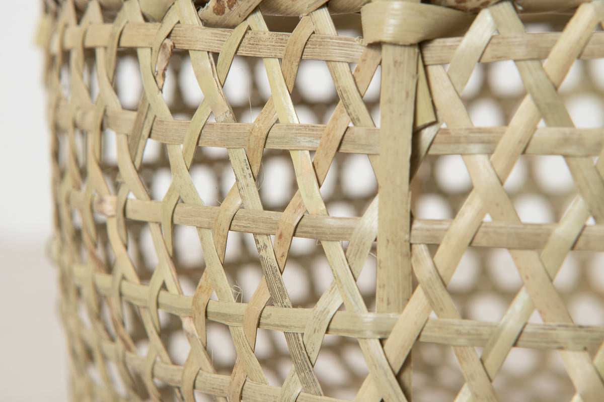 Washing beans basket "Reinforced" / Shino bamboo / Miyagi-JPN 330107-1