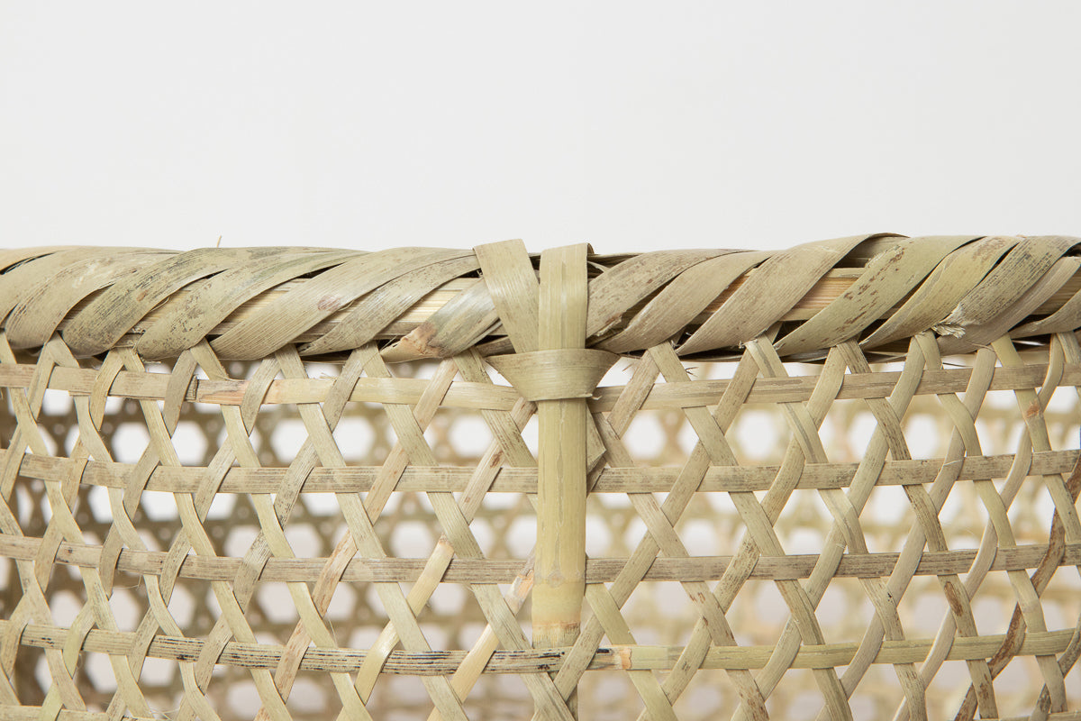 Washing beans basket "Reinforced" / Shino bamboo / Miyagi-JPN 330107-1