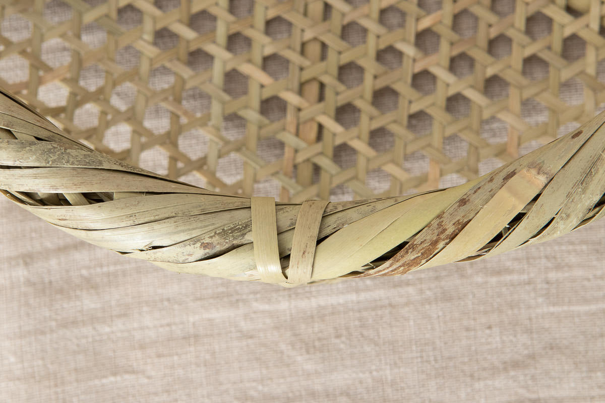 Washing beans basket "Reinforced" / Shino bamboo / Miyagi-JPN 330107-1