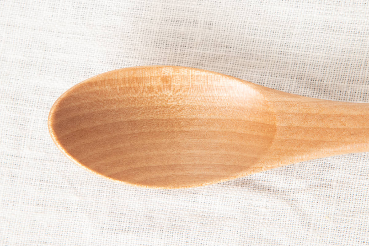 Risotto spoon / Japanese cherry birch / Ōita-JPN 211140-1