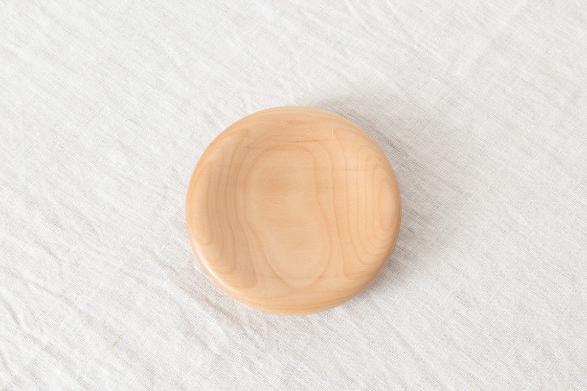 Dessert plate “Silky” S,M,L 3 sizes / Japanese cherry birch / Ōita-JPN 211147