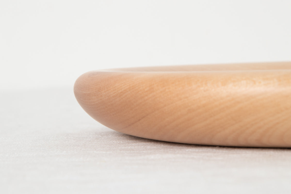 Dessert plate “Silky” S,M,L 3 sizes / Japanese cherry birch / Ōita-JPN 211147